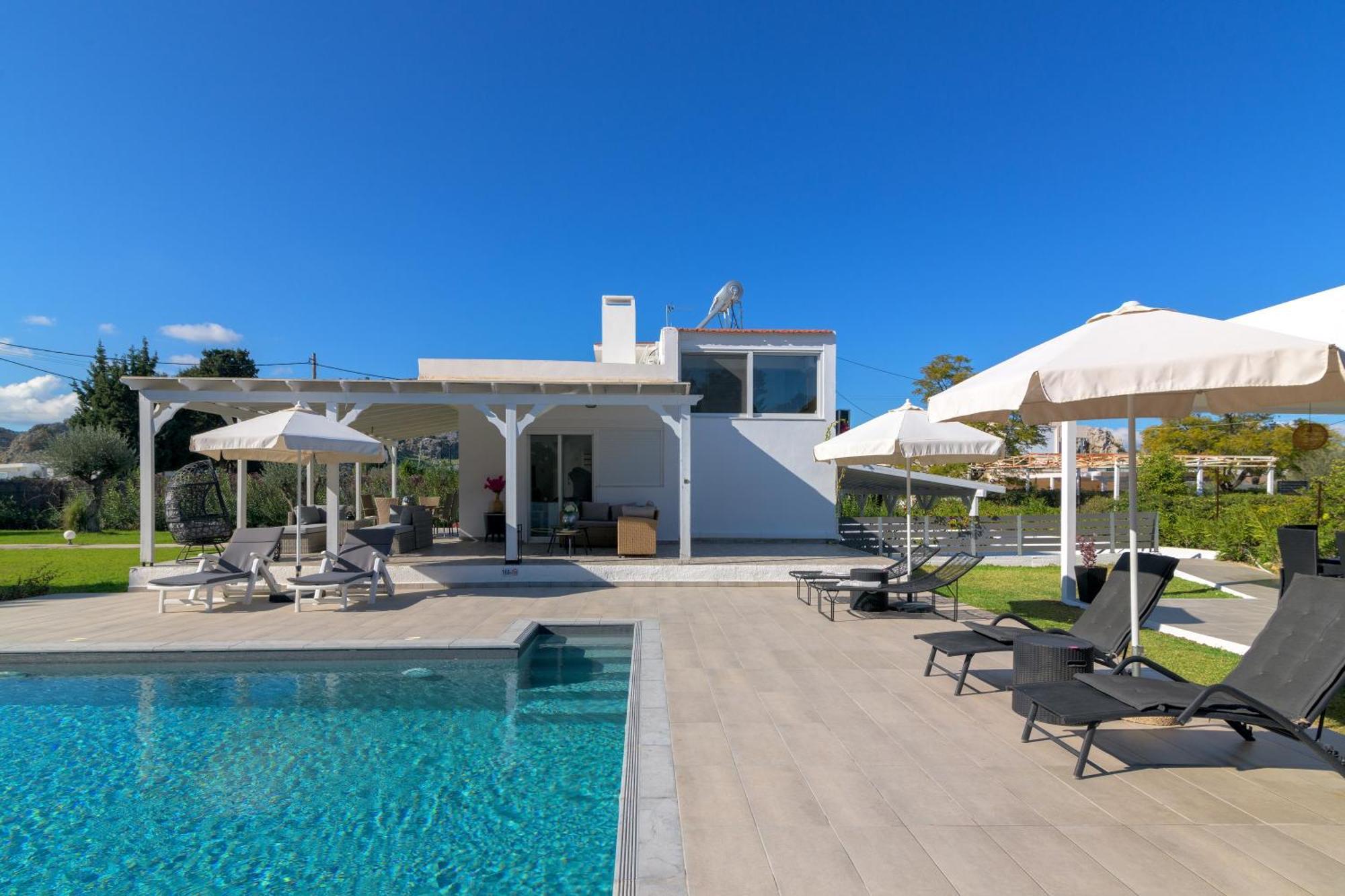 Casa Bianca Villa Kolýmbia Eksteriør bilde
